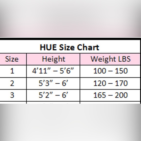 NWT- HUE Women's Control Top Luster Tights - CARMEL - Size 3 (See Chart) - Picture 4 of 4
